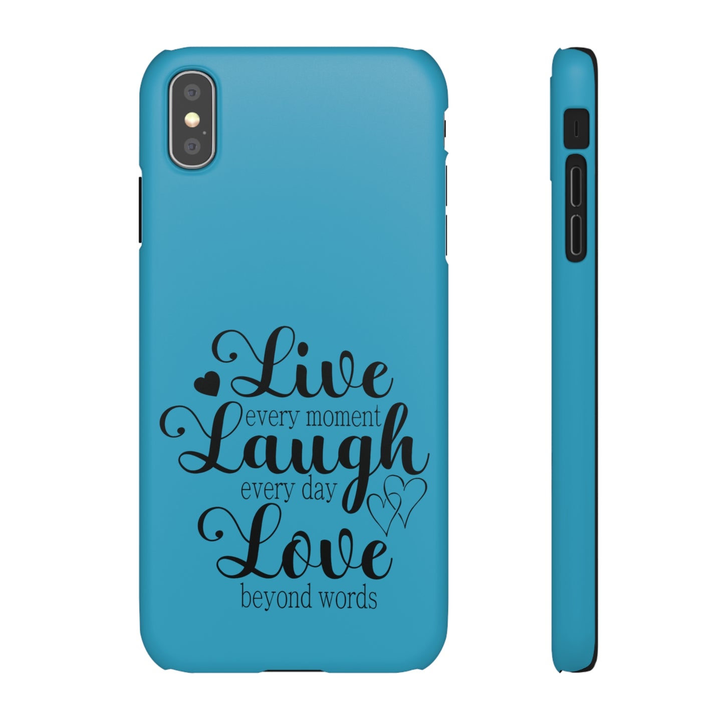 Phone Case Live Laugh Love Design