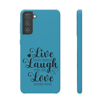 Phone Case Live Laugh Love Design