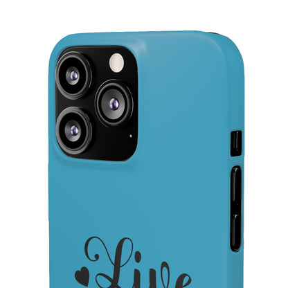 Phone Case Live Laugh Love Design