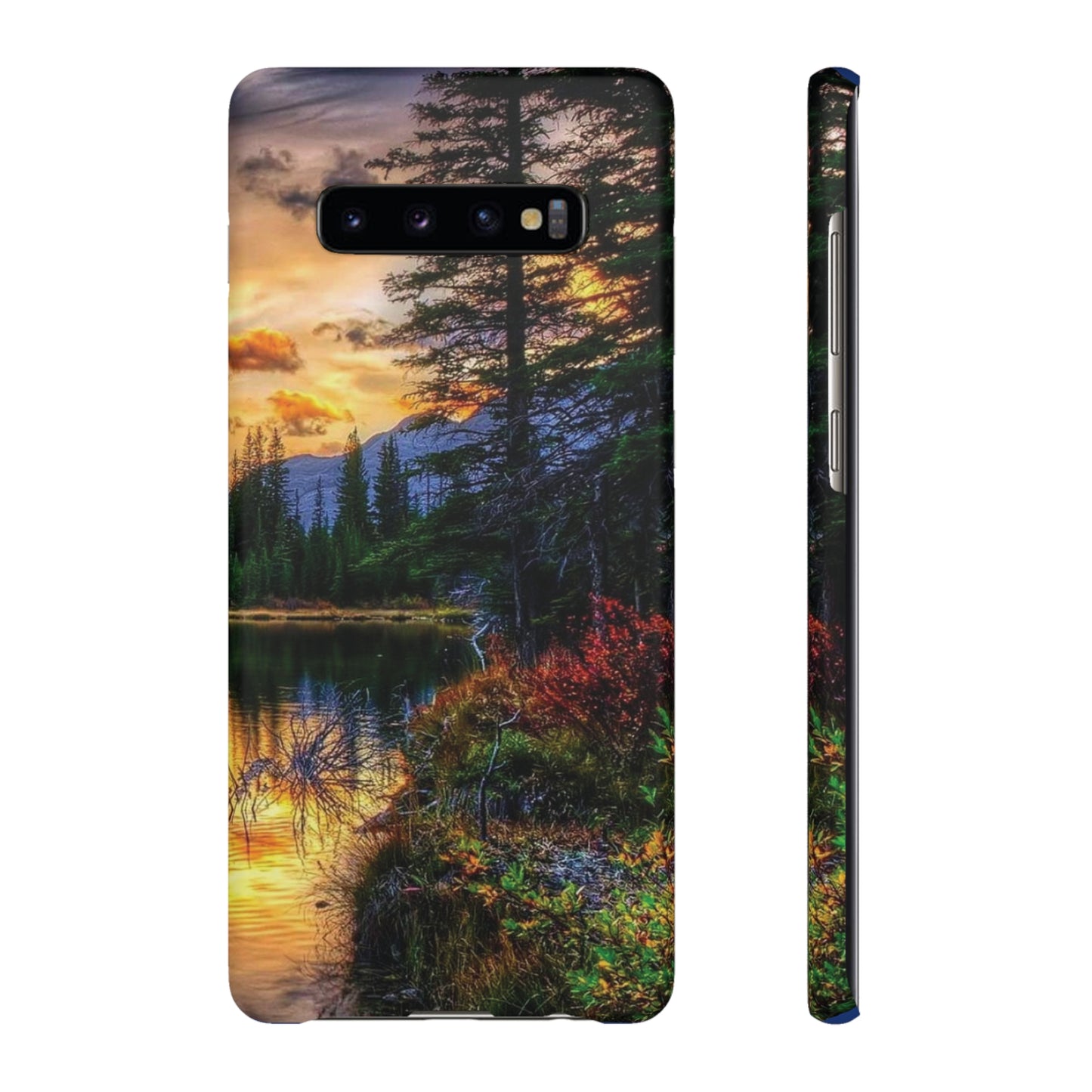 Tough Phone Case Vision of Nature Design, Forest Snap Phone Case, Outdoor Adventure Phone Cover, Nature Lover Gift.