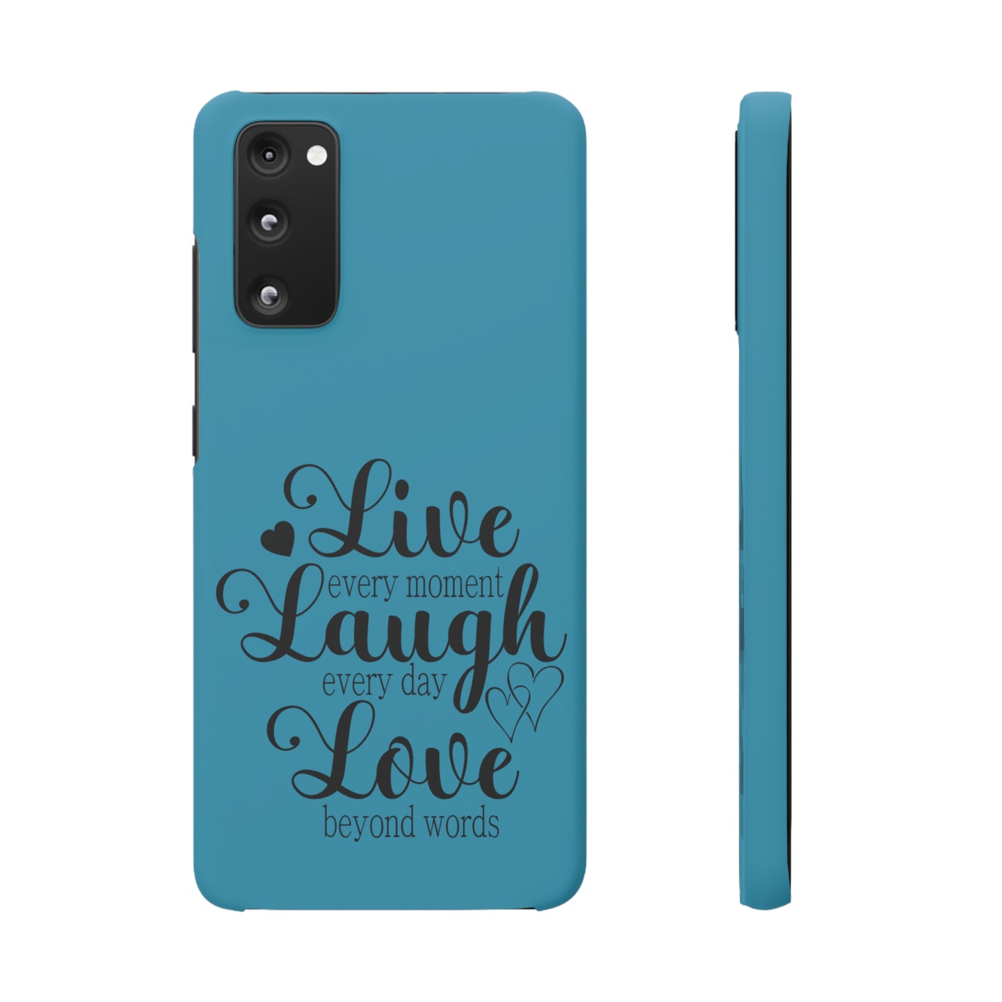 Phone Case Live Laugh Love Design