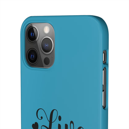 Phone Case Live Laugh Love Design