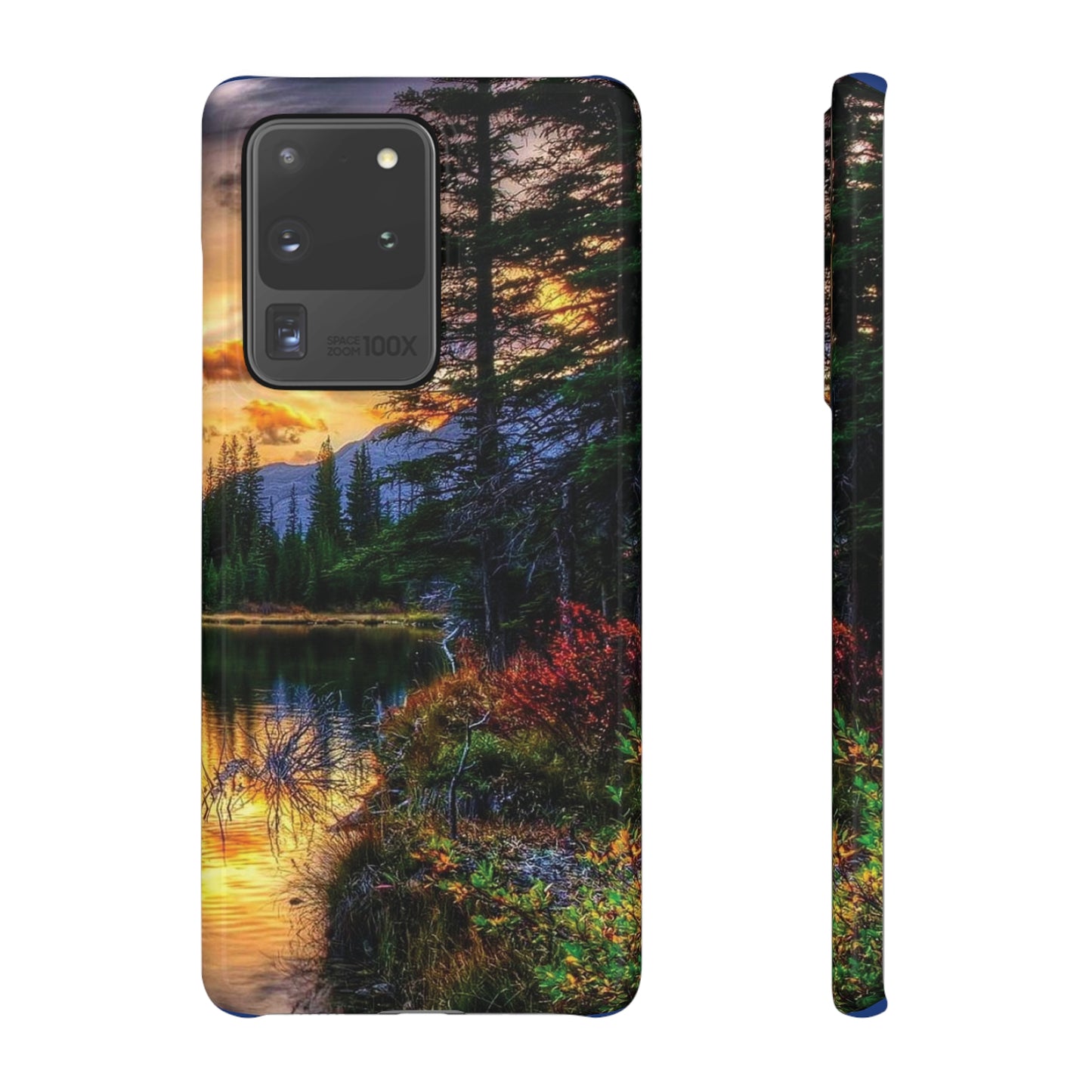 Tough Phone Case Vision of Nature Design, Forest Snap Phone Case, Outdoor Adventure Phone Cover, Nature Lover Gift.