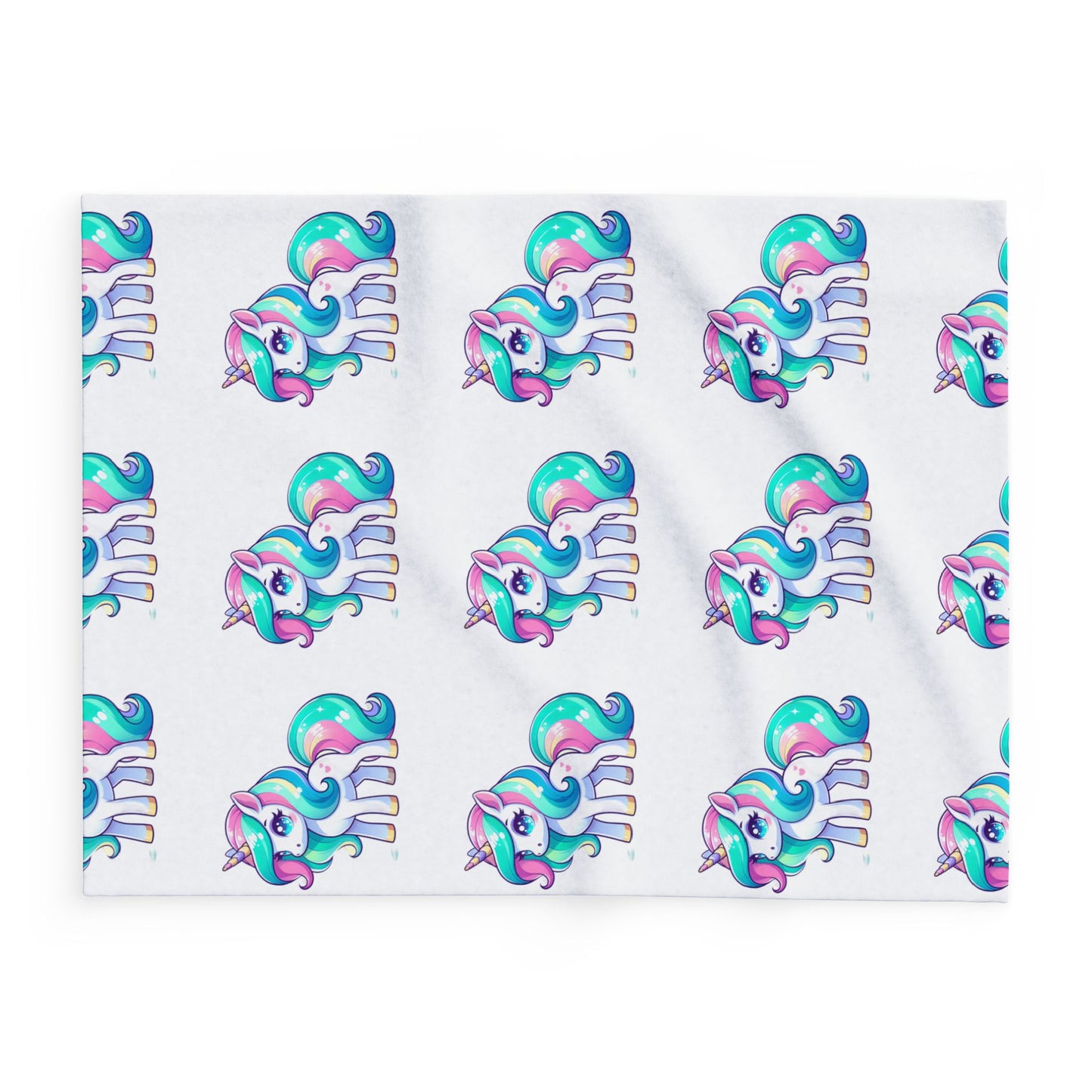 Arctic Fleece Blanket Unicorn Design