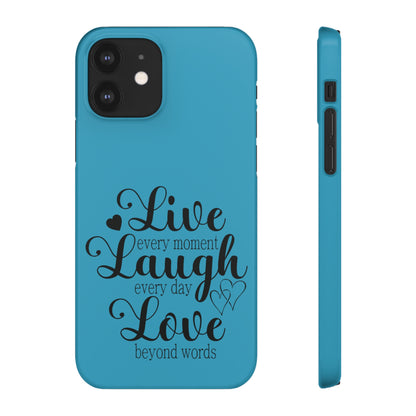 Phone Case Live Laugh Love Design