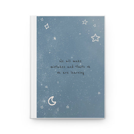 Hardcover Journal Matte We All Make Mistakes & That's Ok