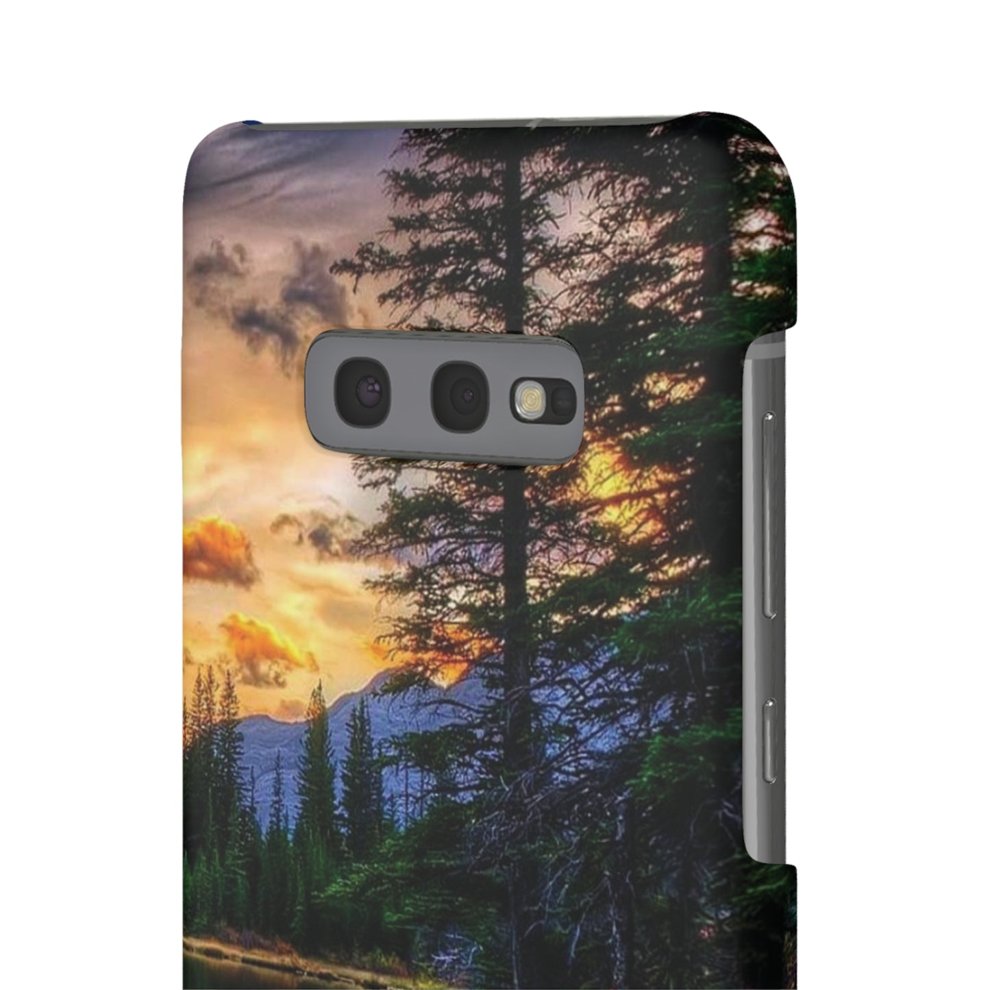 Tough Phone Case Vision of Nature Design, Forest Snap Phone Case, Outdoor Adventure Phone Cover, Nature Lover Gift.