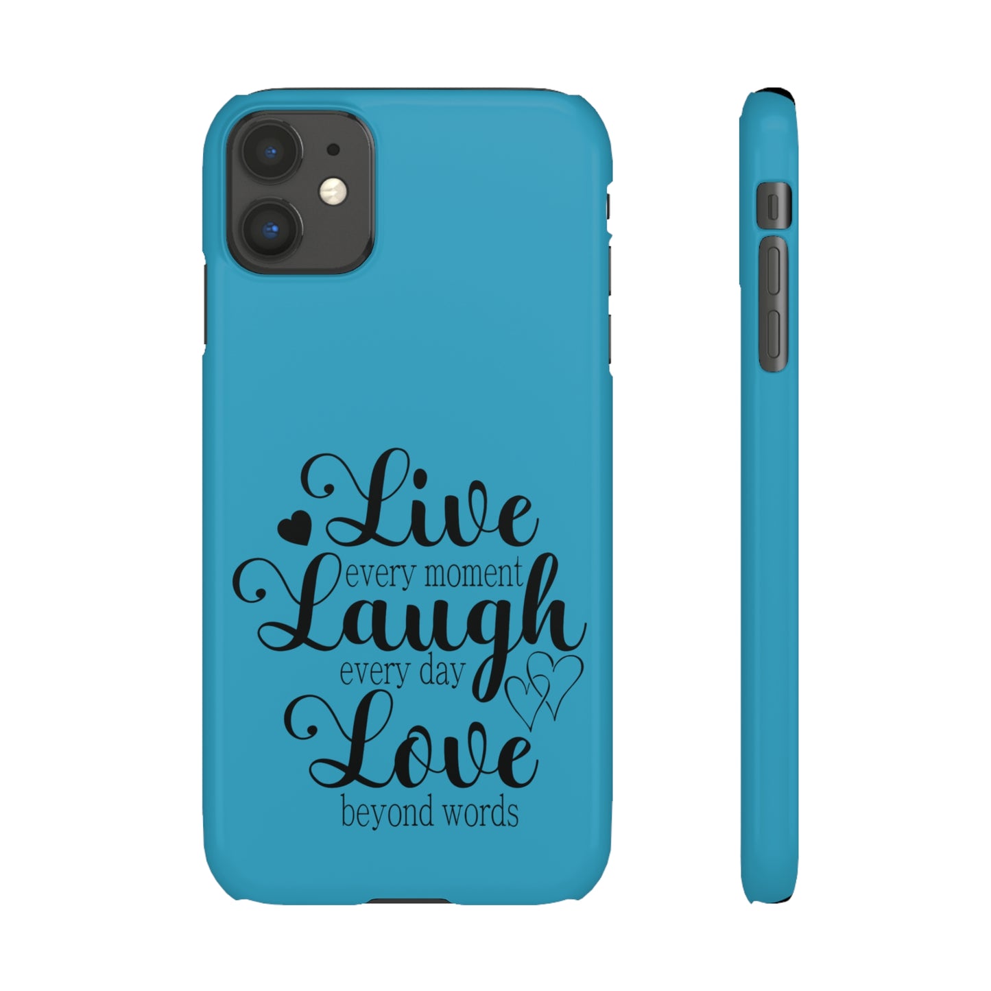 Phone Case Live Laugh Love Design