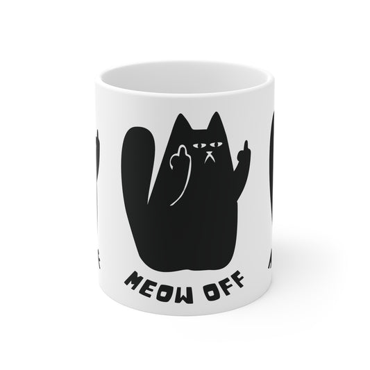 Mug 11oz Meow Off Design