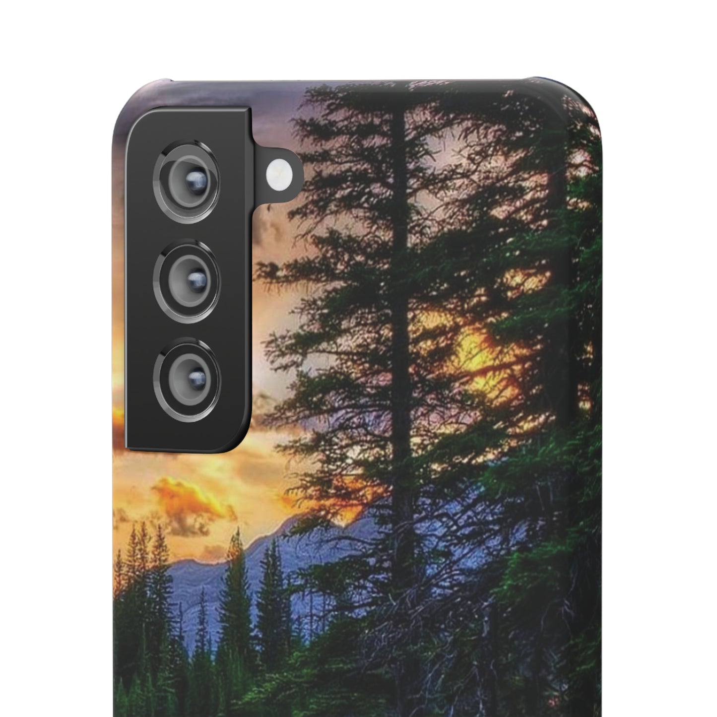 Tough Phone Case Vision of Nature Design, Forest Snap Phone Case, Outdoor Adventure Phone Cover, Nature Lover Gift.