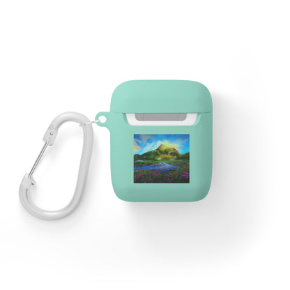 AirPods Case Cover Mountain River Design