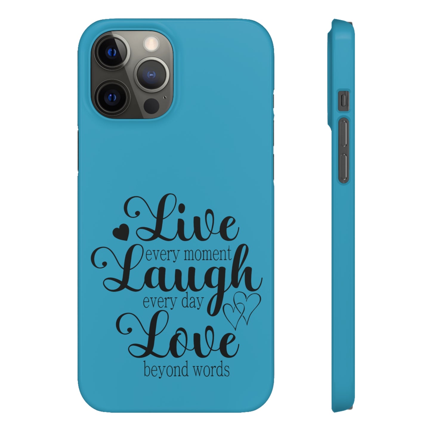 Phone Case Live Laugh Love Design