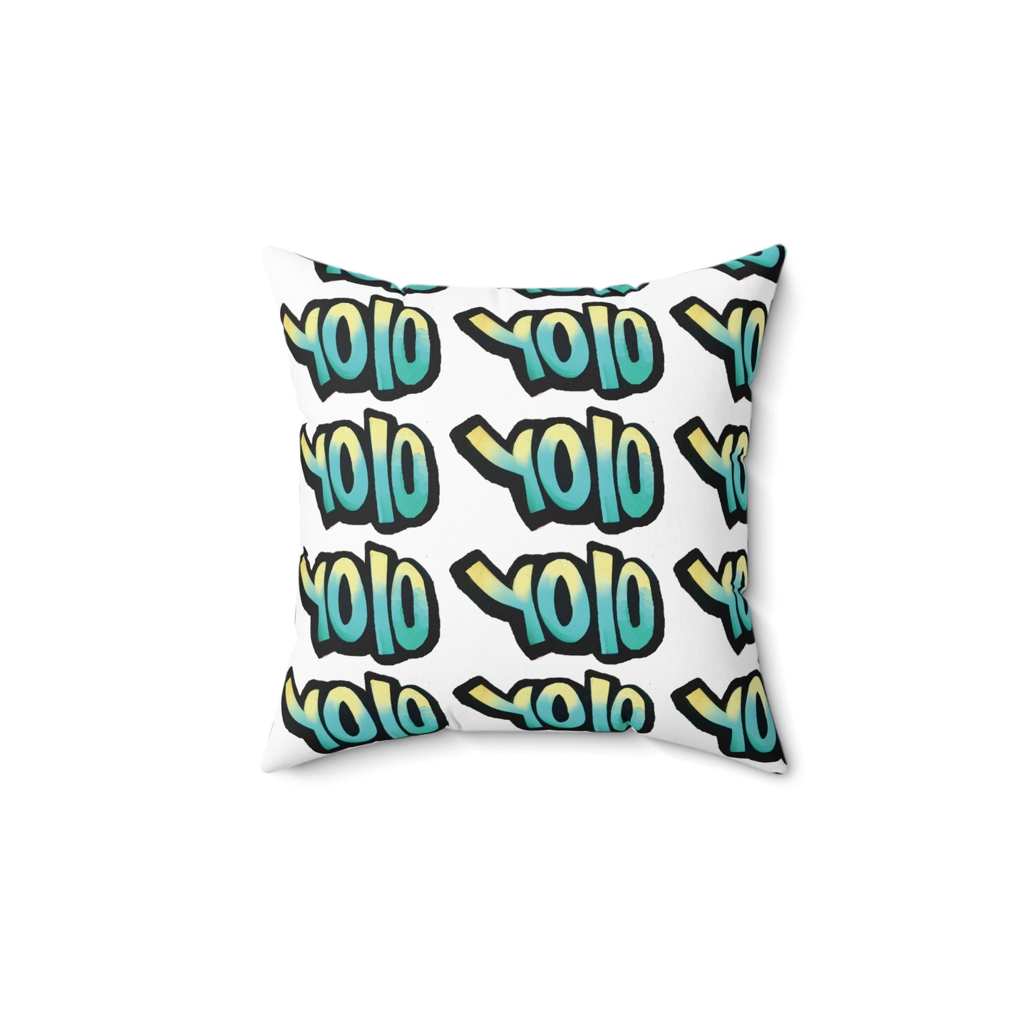 Square Pillow Soft Quality YOLO Design