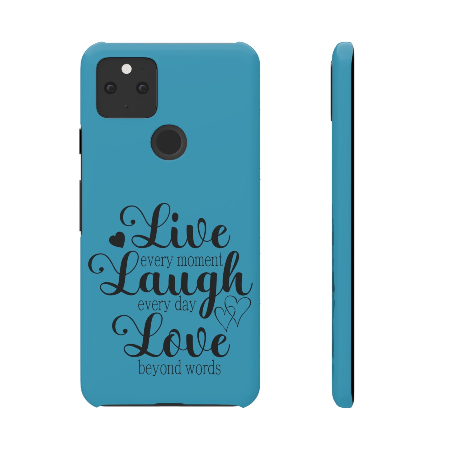 Phone Case Live Laugh Love Design