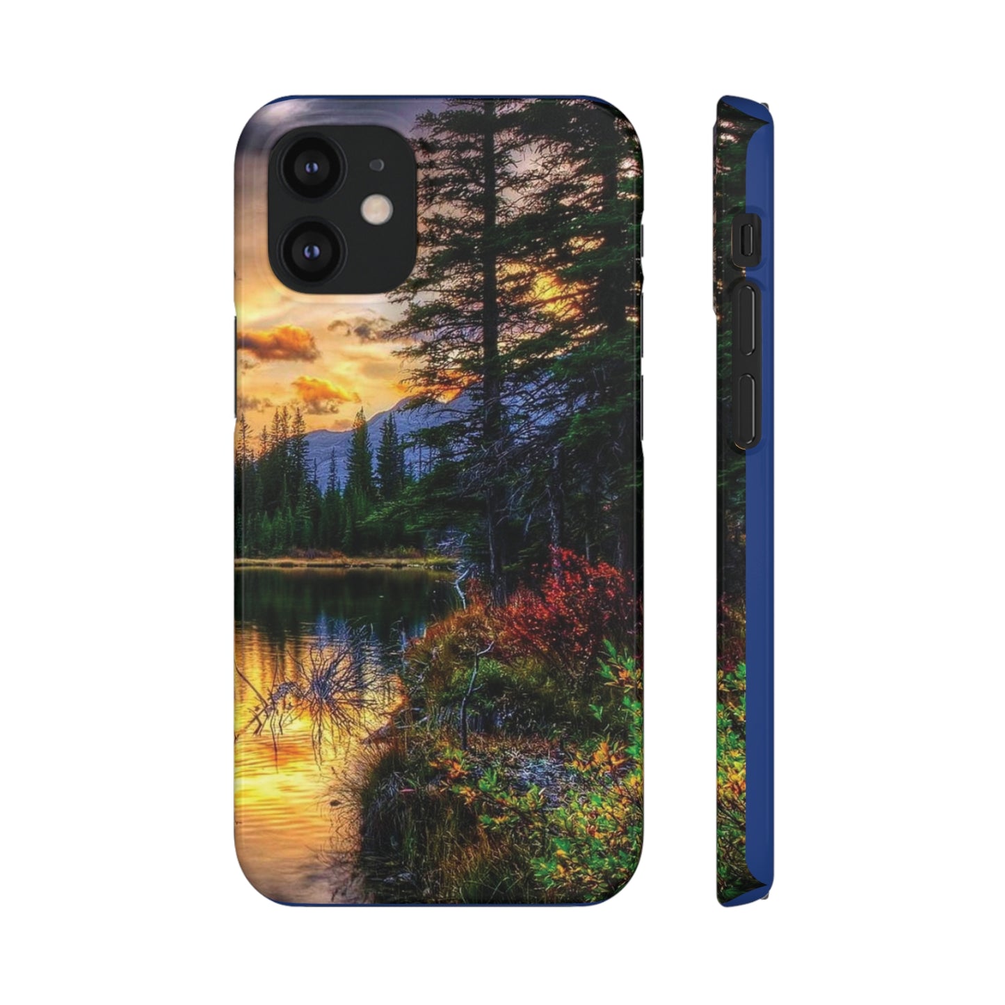 Tough Phone Case Vision of Nature Design, Forest Snap Phone Case, Outdoor Adventure Phone Cover, Nature Lover Gift.