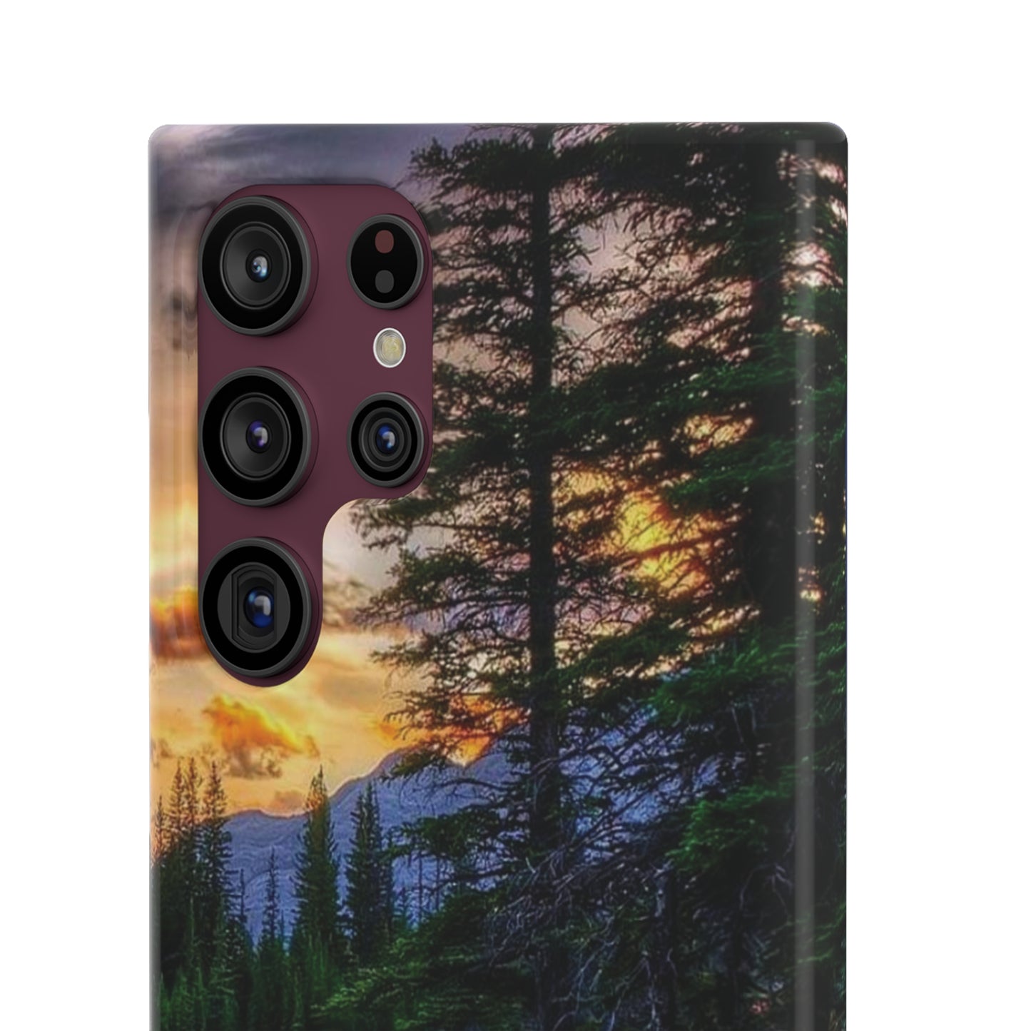 Tough Phone Case Vision of Nature Design, Forest Snap Phone Case, Outdoor Adventure Phone Cover, Nature Lover Gift.