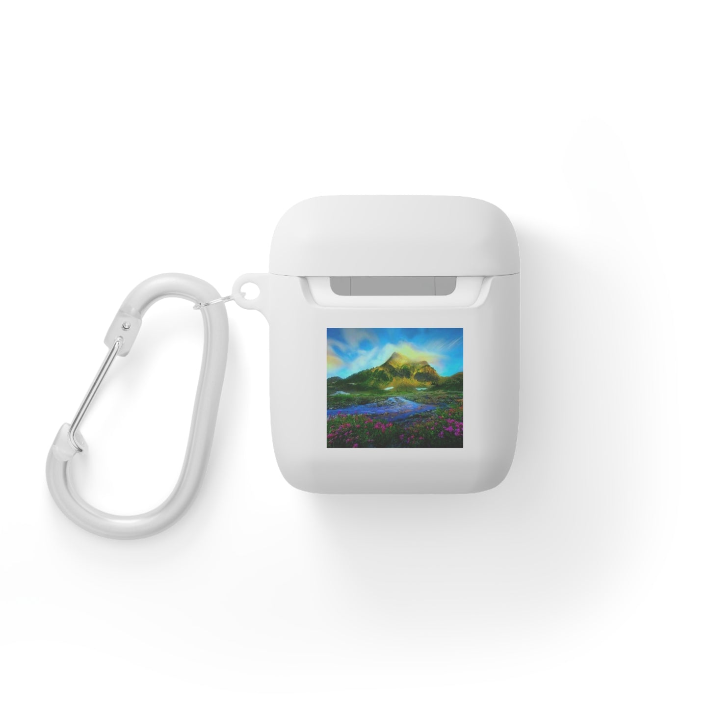 AirPods Case Cover Mountain River Design