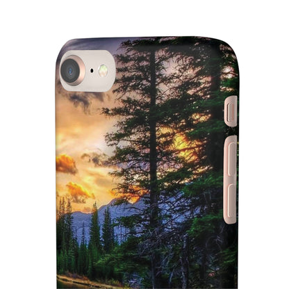 Tough Phone Case Vision of Nature Design, Forest Snap Phone Case, Outdoor Adventure Phone Cover, Nature Lover Gift.