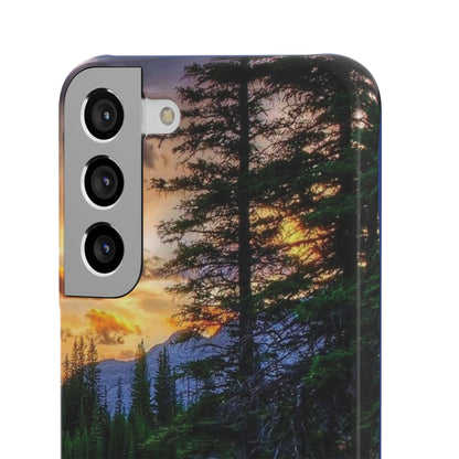 Tough Phone Case Vision of Nature Design, Forest Snap Phone Case, Outdoor Adventure Phone Cover, Nature Lover Gift.