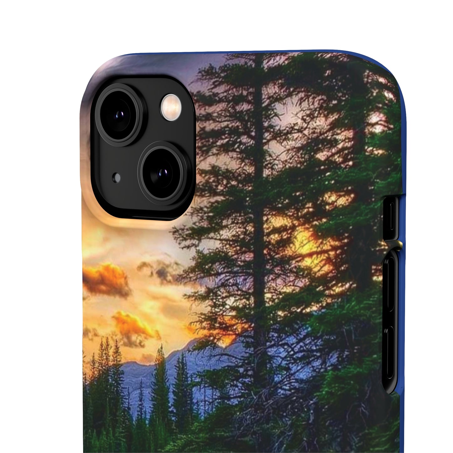 Tough Phone Case Vision of Nature Design, Forest Snap Phone Case, Outdoor Adventure Phone Cover, Nature Lover Gift.