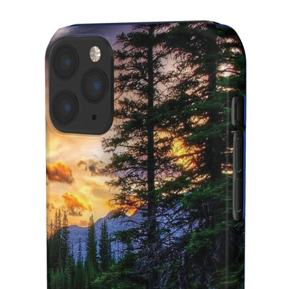 Tough Phone Case Vision of Nature Design, Forest Snap Phone Case, Outdoor Adventure Phone Cover, Nature Lover Gift.