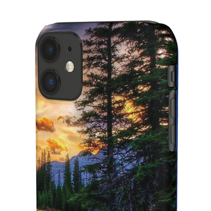 Tough Phone Case Vision of Nature Design, Forest Snap Phone Case, Outdoor Adventure Phone Cover, Nature Lover Gift.