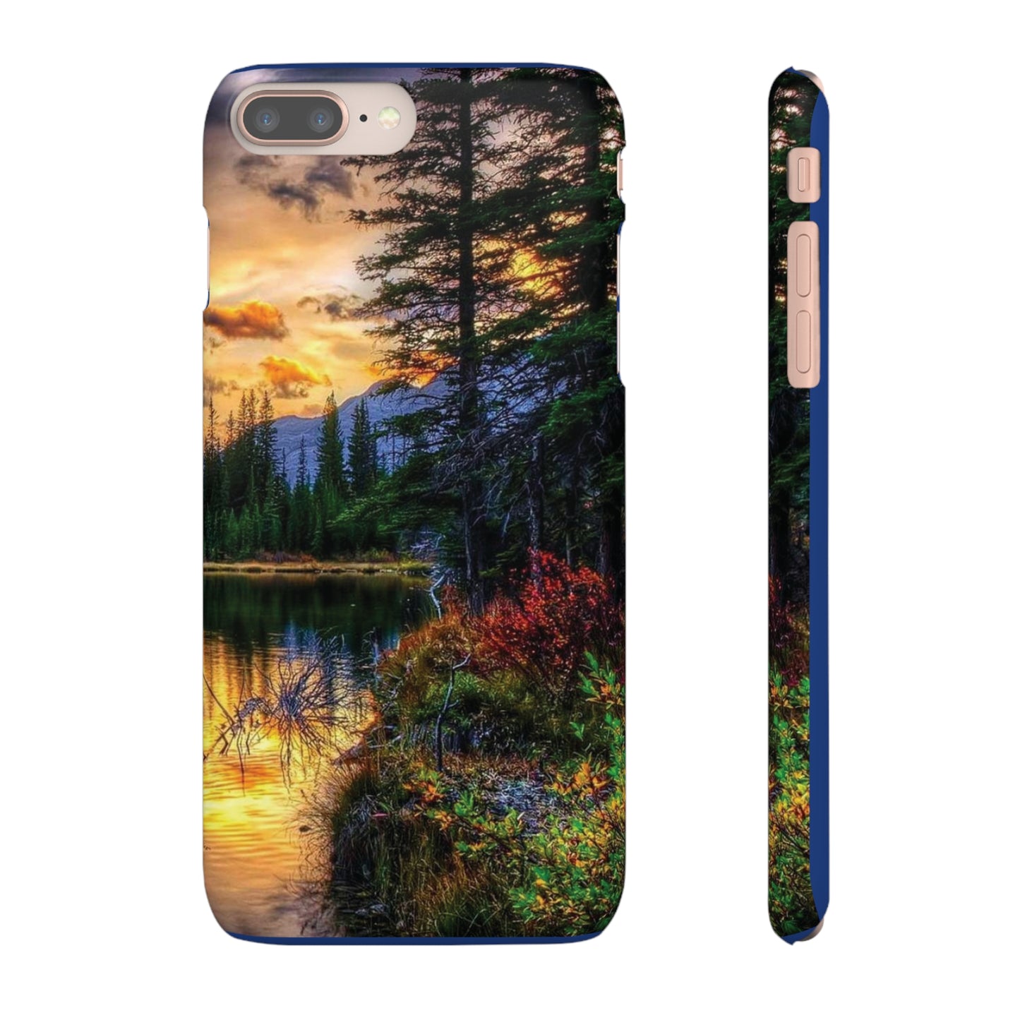 Tough Phone Case Vision of Nature Design, Forest Snap Phone Case, Outdoor Adventure Phone Cover, Nature Lover Gift.