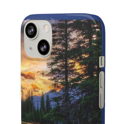 Tough Phone Case Vision of Nature Design, Forest Snap Phone Case, Outdoor Adventure Phone Cover, Nature Lover Gift.