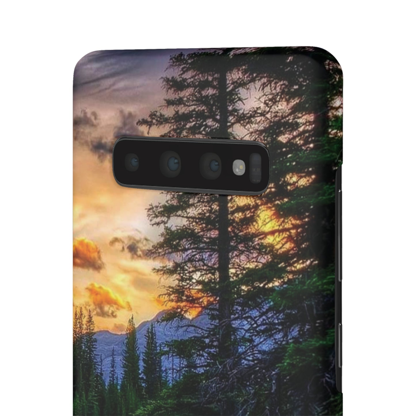 Tough Phone Case Vision of Nature Design, Forest Snap Phone Case, Outdoor Adventure Phone Cover, Nature Lover Gift.