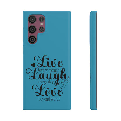 Phone Case Live Laugh Love Design