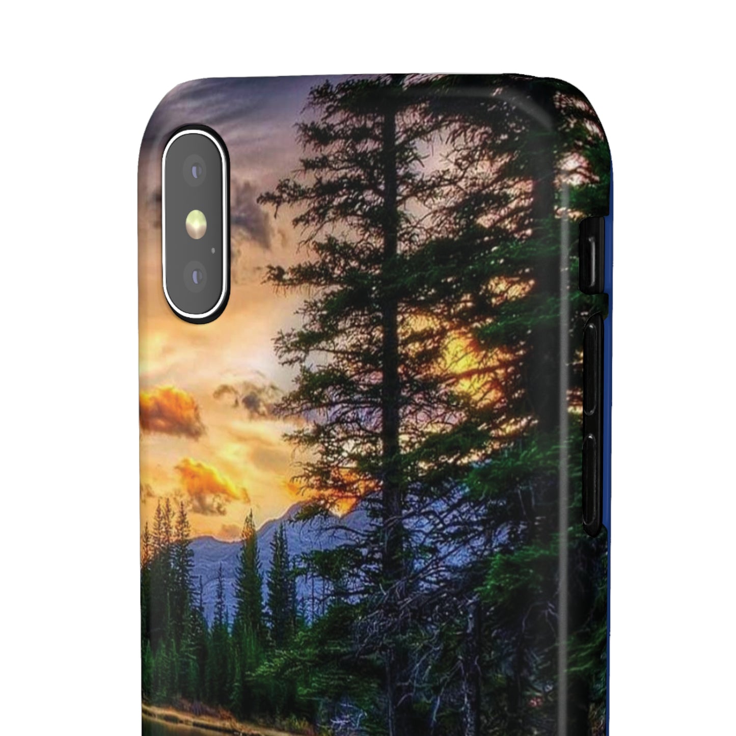 Tough Phone Case Vision of Nature Design, Forest Snap Phone Case, Outdoor Adventure Phone Cover, Nature Lover Gift.