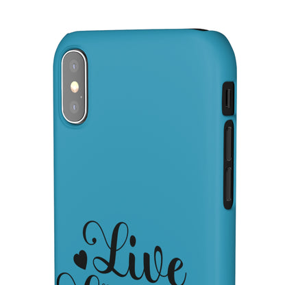 Phone Case Live Laugh Love Design