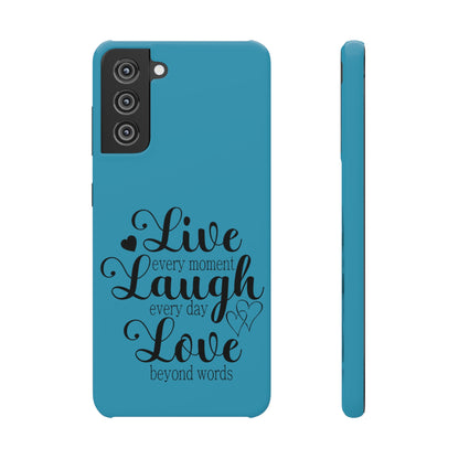 Phone Case Live Laugh Love Design