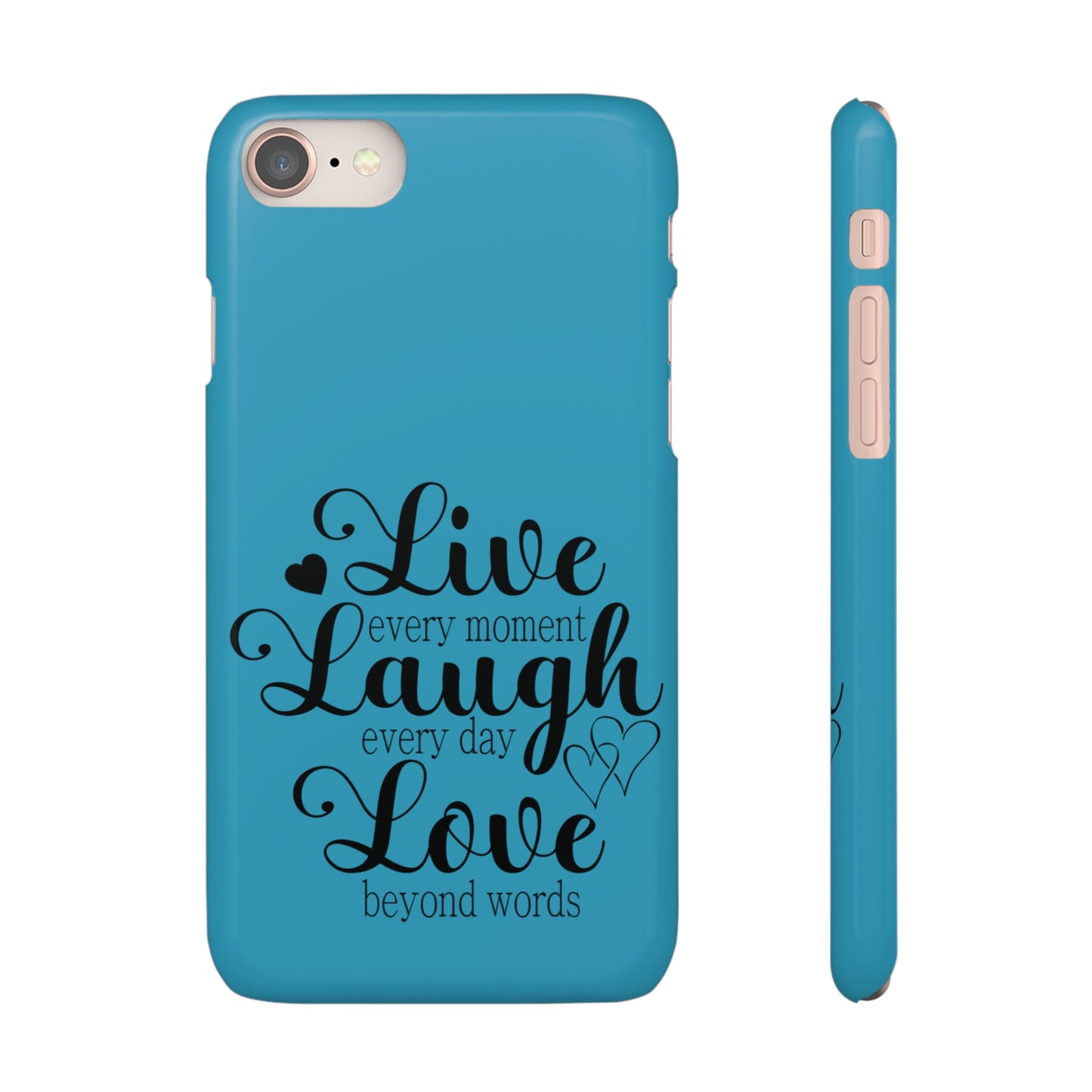 Phone Case Live Laugh Love Design