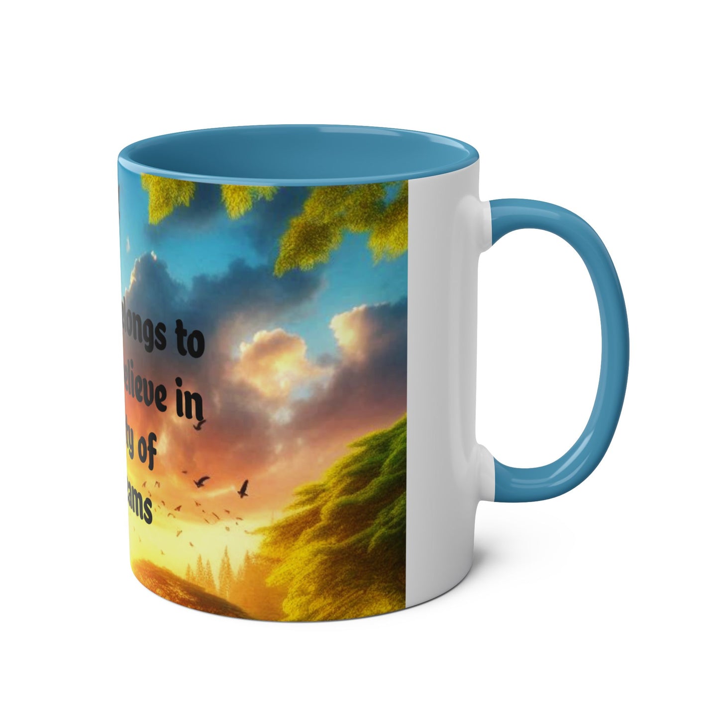 Two-Tone Mug, 11oz, Beauty of Dreams