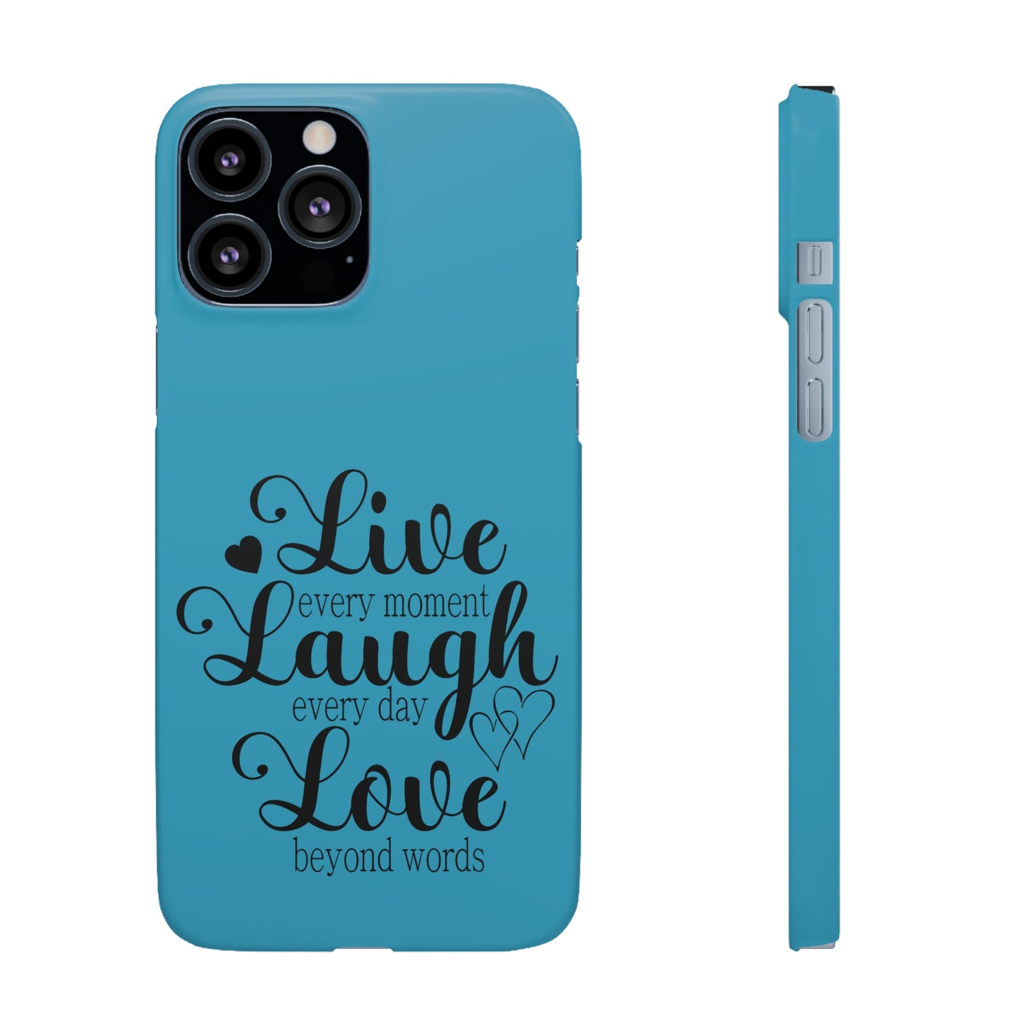 Phone Case Live Laugh Love Design