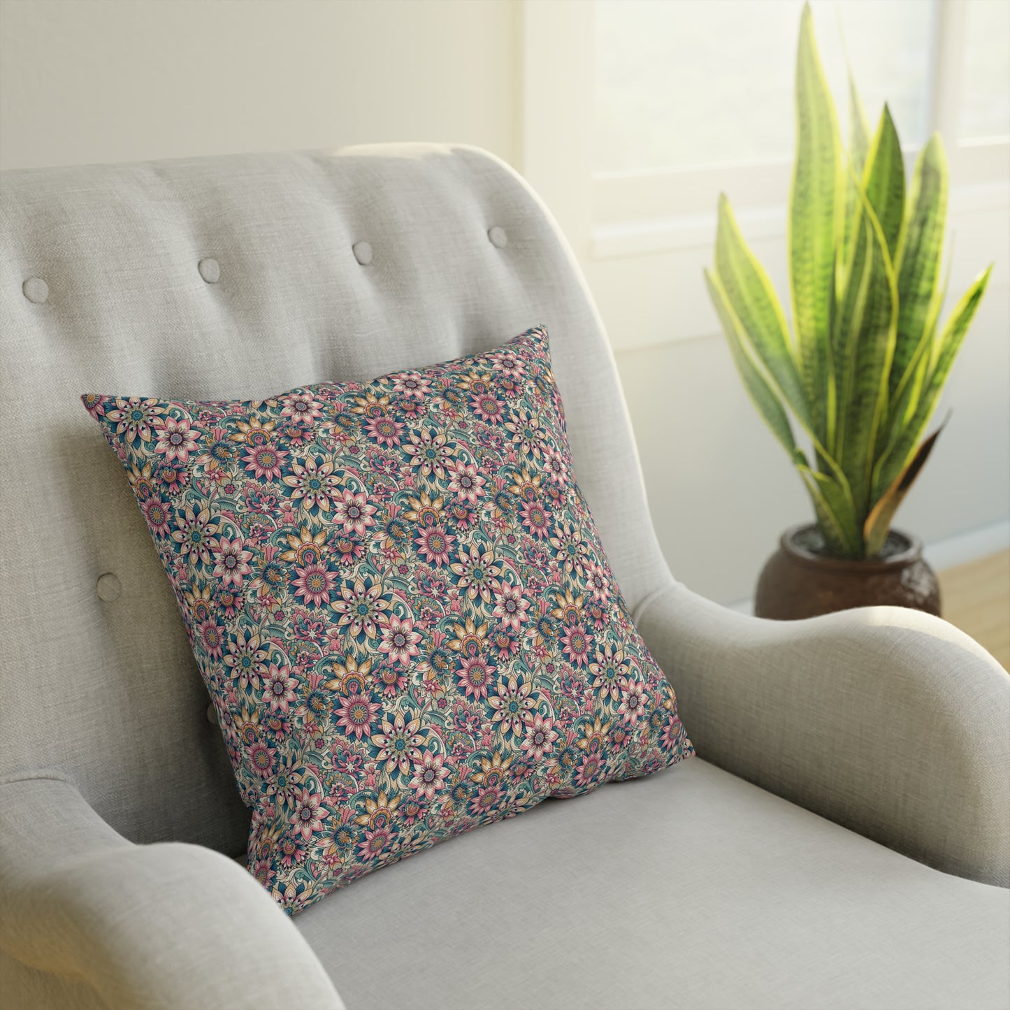 Cushion Soft Quality Flower Pattern Design