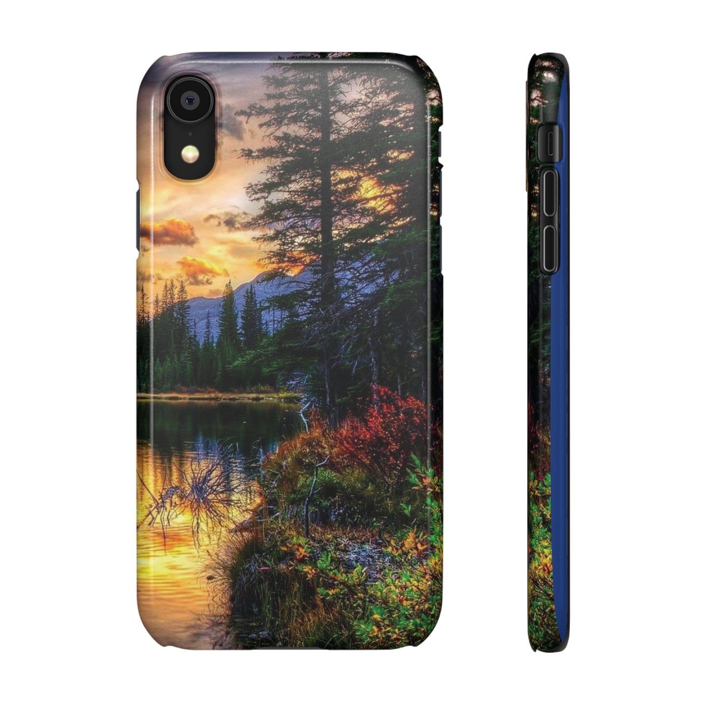 Tough Phone Case Vision of Nature Design, Forest Snap Phone Case, Outdoor Adventure Phone Cover, Nature Lover Gift.