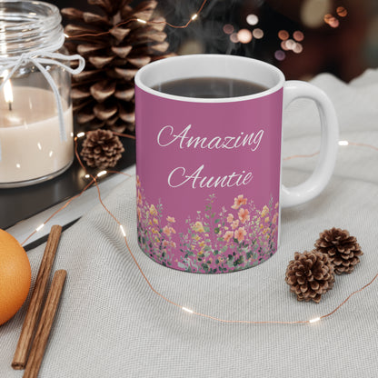 Mug 11oz Amazing Auntie Design