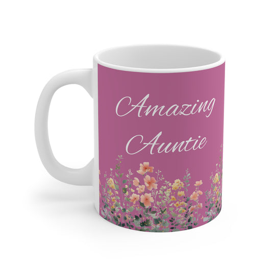 Mug 11oz Amazing Auntie Design