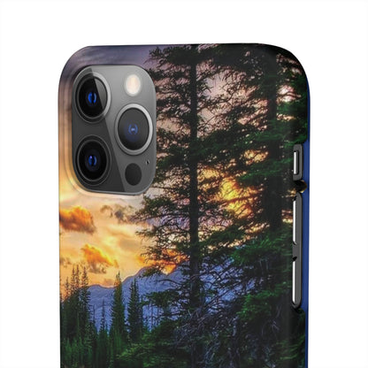 Tough Phone Case Vision of Nature Design, Forest Snap Phone Case, Outdoor Adventure Phone Cover, Nature Lover Gift.