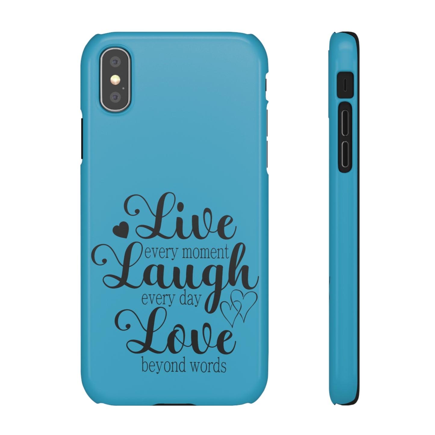 Phone Case Live Laugh Love Design