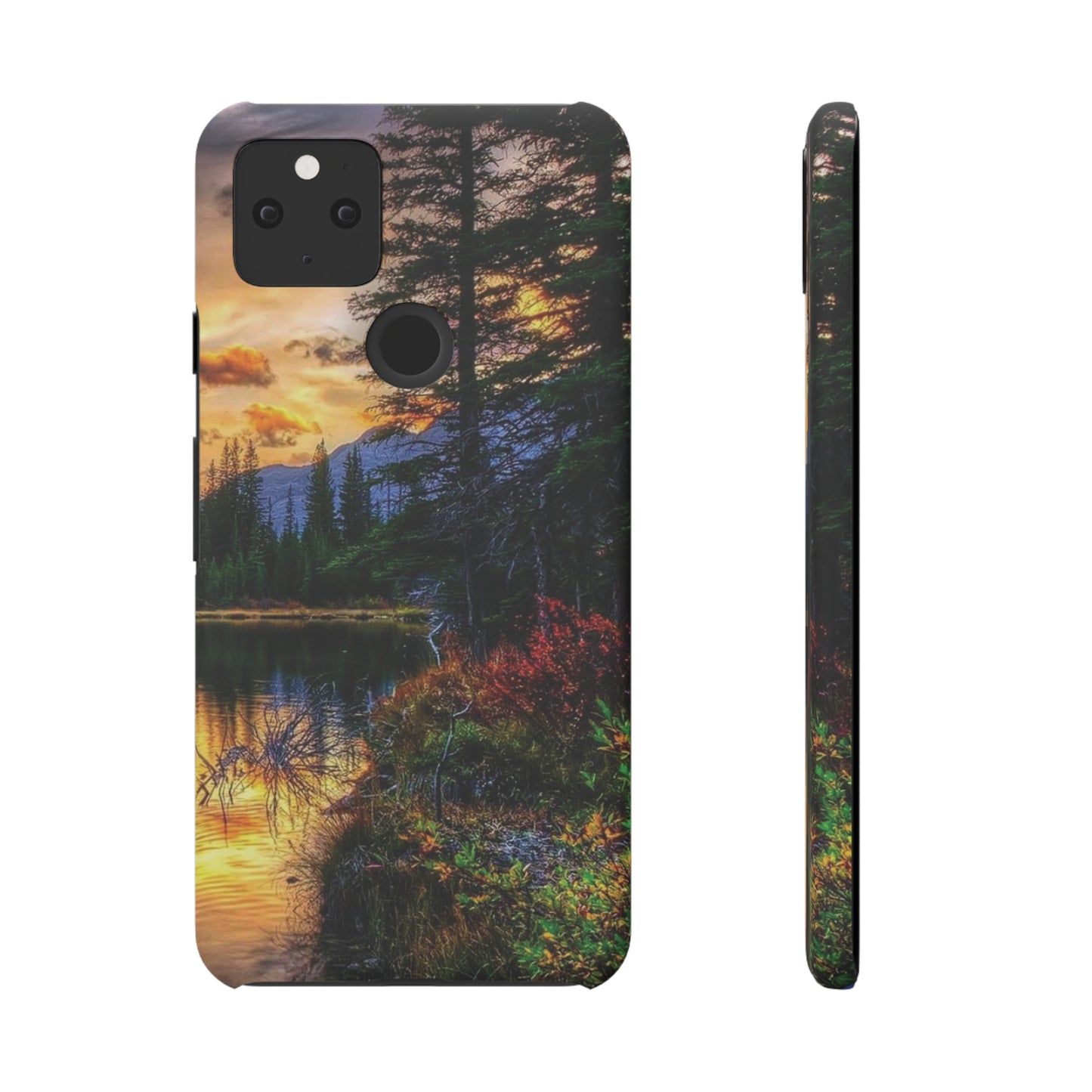 Tough Phone Case Vision of Nature Design, Forest Snap Phone Case, Outdoor Adventure Phone Cover, Nature Lover Gift.