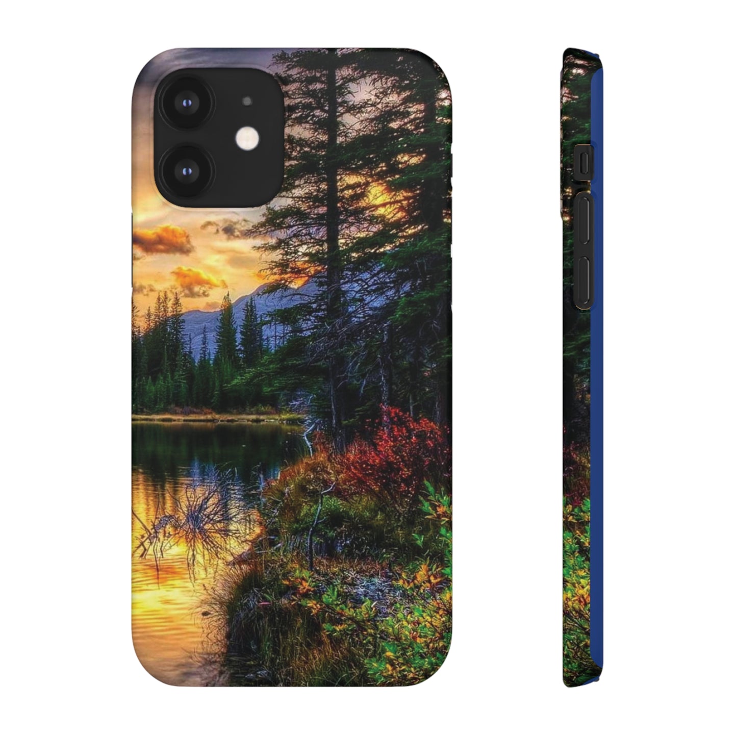 Tough Phone Case Vision of Nature Design, Forest Snap Phone Case, Outdoor Adventure Phone Cover, Nature Lover Gift.