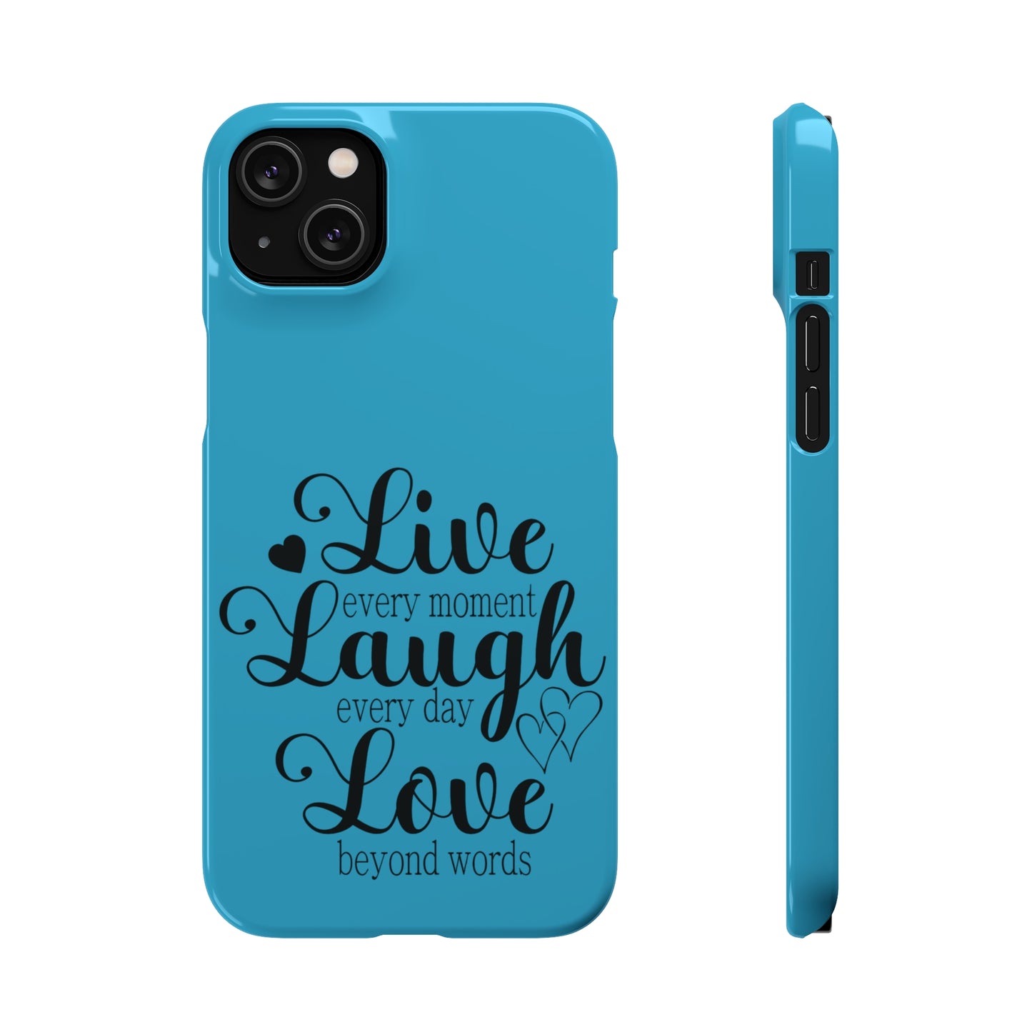 Phone Case Live Laugh Love Design