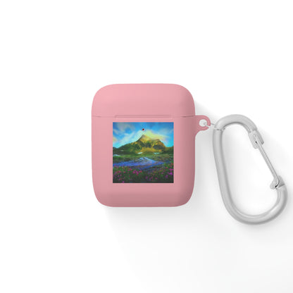 AirPods Case Cover Mountain River Design