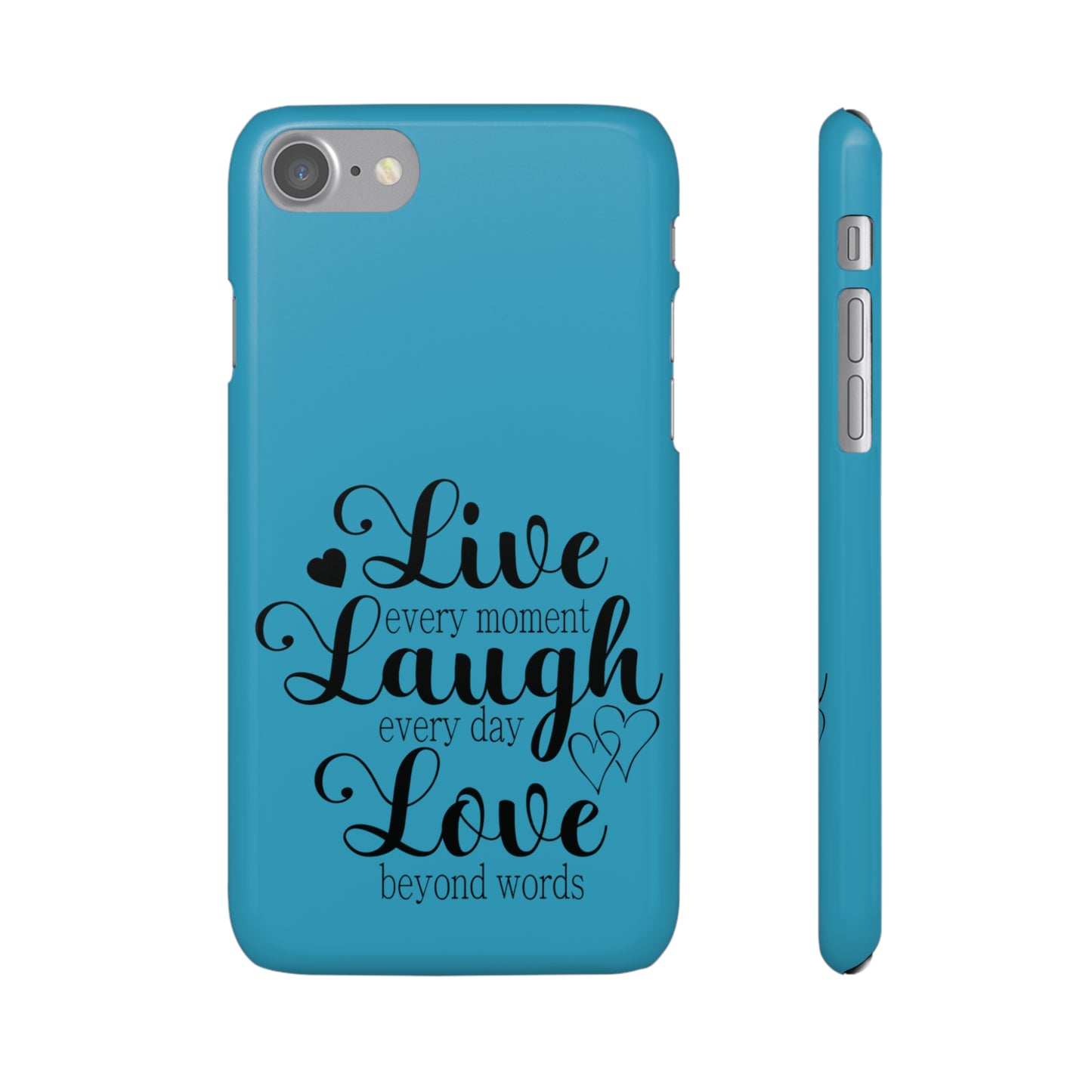 Phone Case Live Laugh Love Design