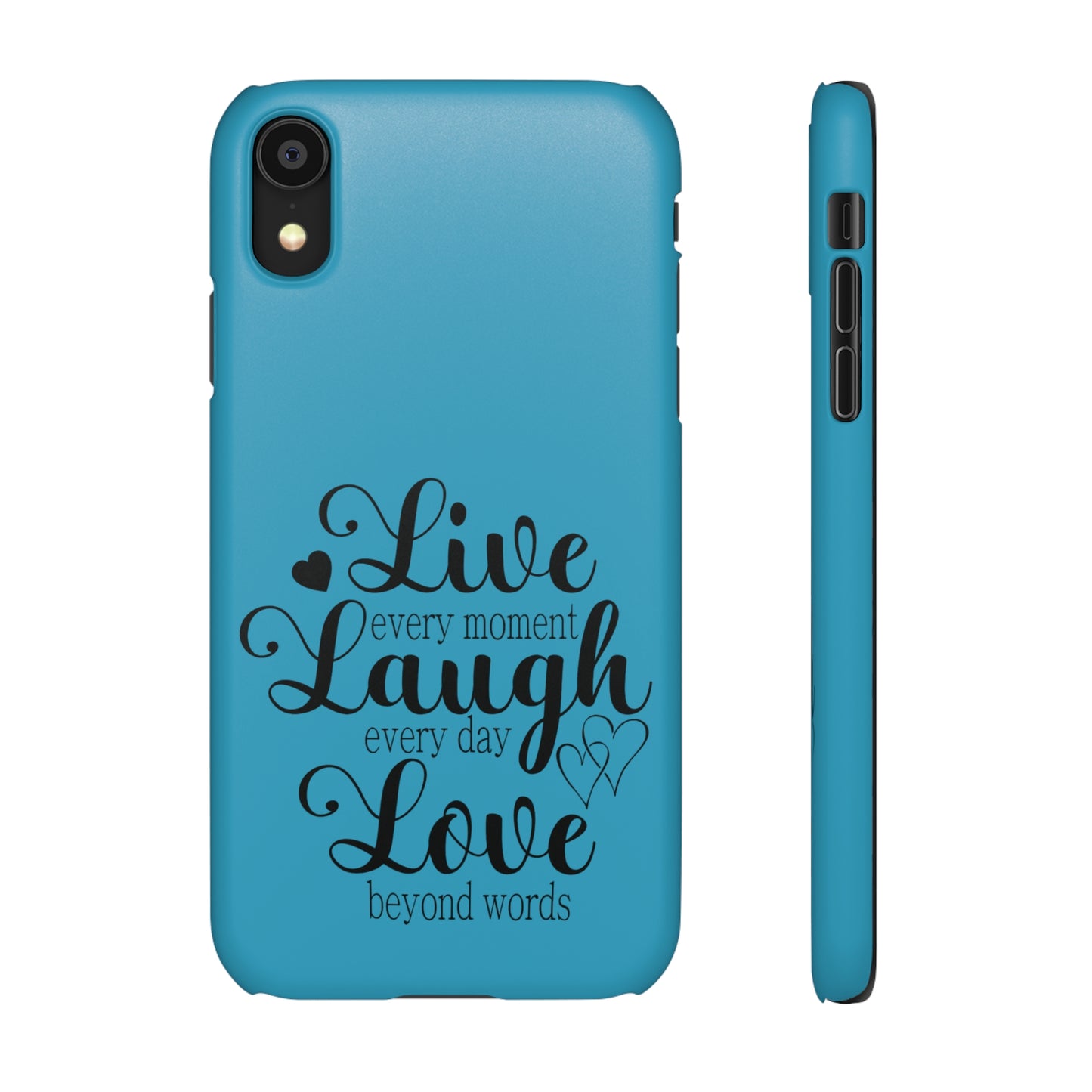 Phone Case Live Laugh Love Design