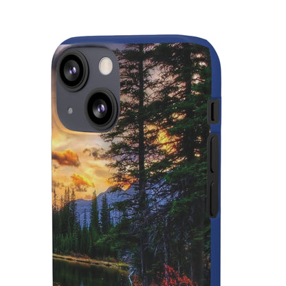 Tough Phone Case Vision of Nature Design, Forest Snap Phone Case, Outdoor Adventure Phone Cover, Nature Lover Gift.