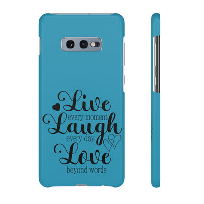 Phone Case Live Laugh Love Design